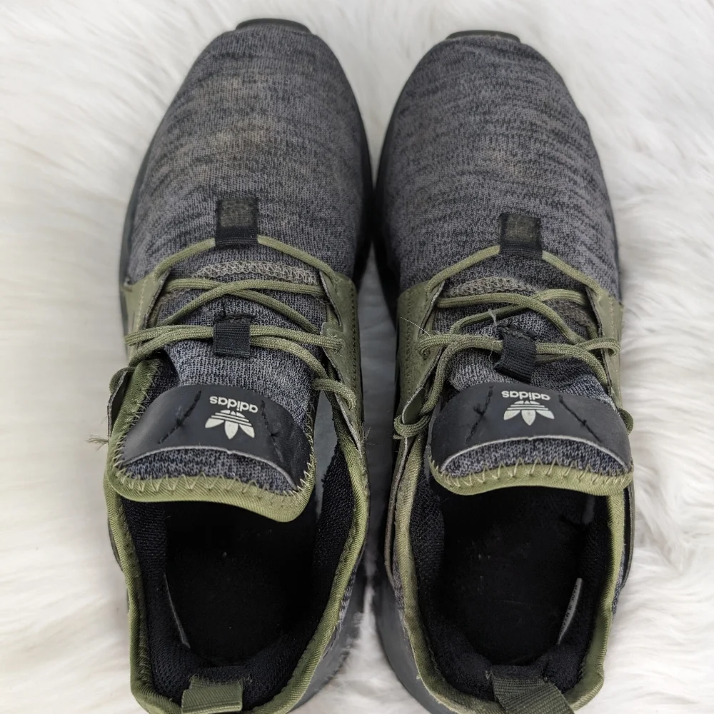 Adidas lightweight running shoes, women's size 6.5, olive - Picture 5 of 9